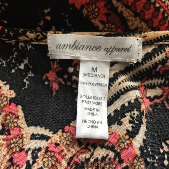 AMBIANCE APPAREL Hi Lo Paisley Dress - Picture 5 of 8